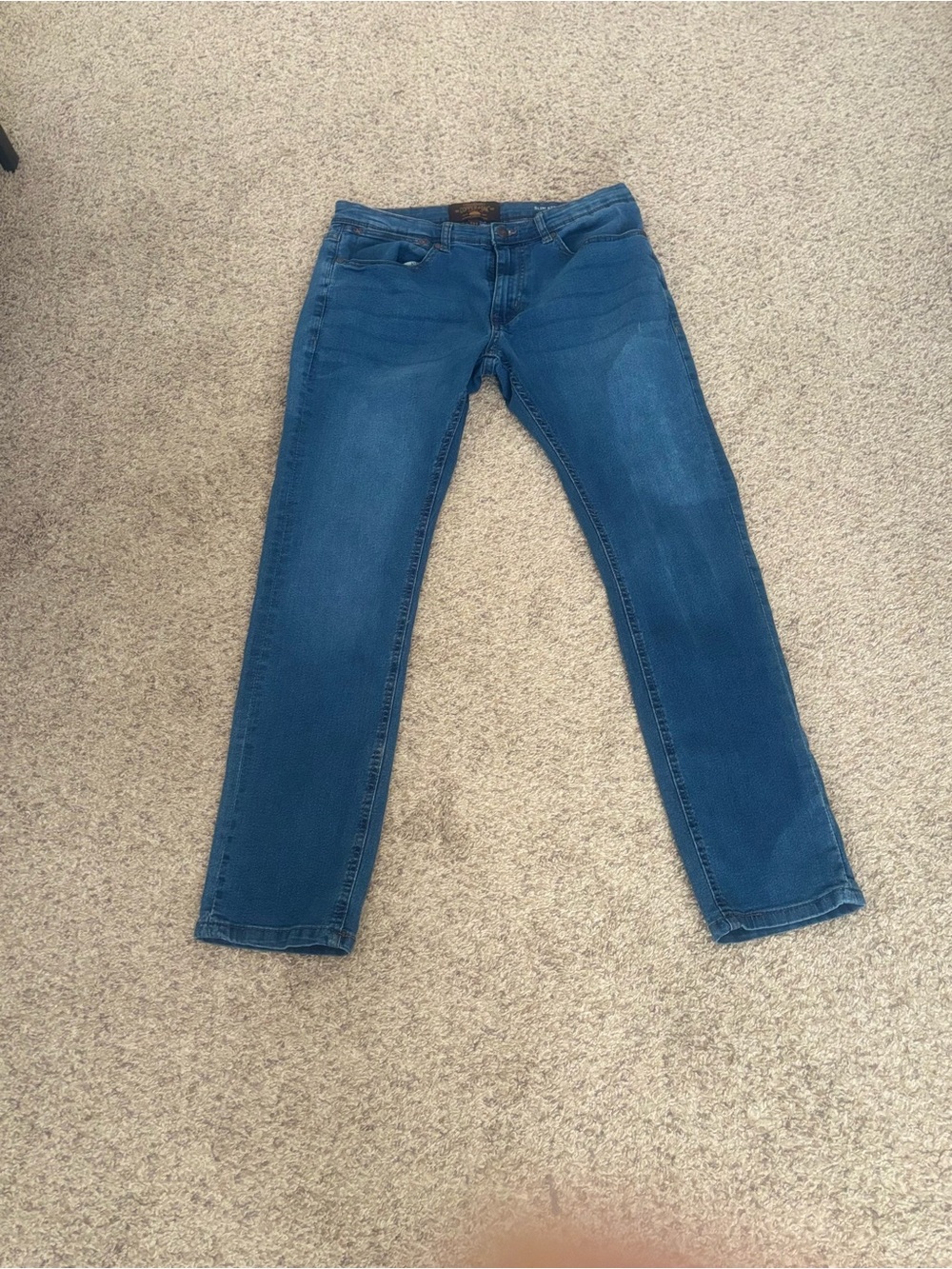 Copper & Oak Jeans Men’s Straight Fit Blue Denim Jeans Size 32x32